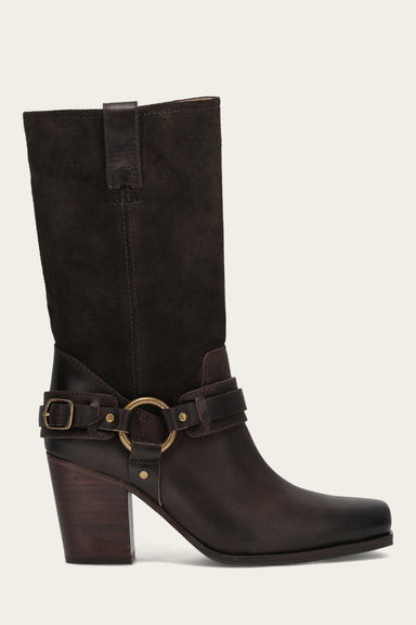 Shiloh Harness Belted - Dark Brown - Outside
