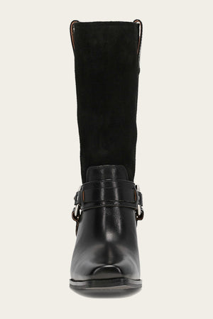 Shiloh Harness Belted - Black - Front