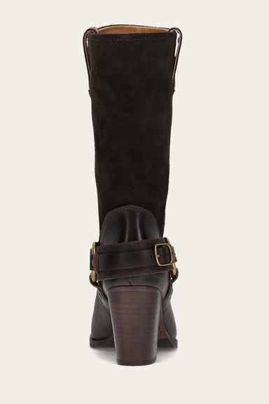 Shiloh Harness Belted - Dark Brown - Back