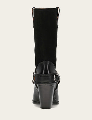 Shiloh Harness Belted - Black - Back