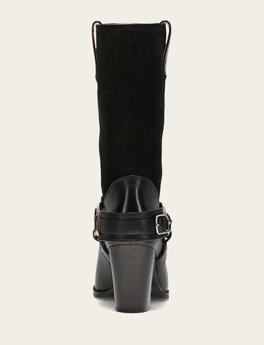 Shiloh Harness Belted - Black - Back