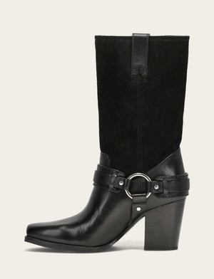 Shiloh Harness Belted - Black - Inside