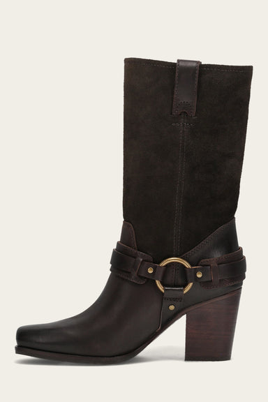 Shiloh Harness Belted - Dark Brown - Inside