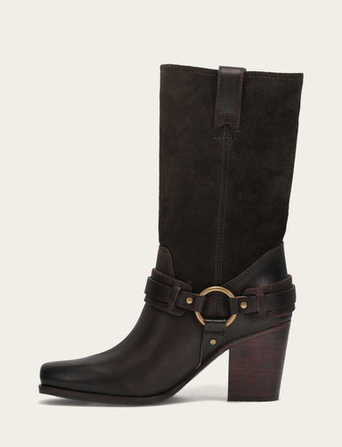 Shiloh Harness Belted - Dark Brown - Inside