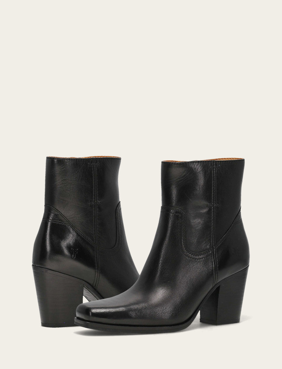 Shiloh Zip Bootie - Black - Pair