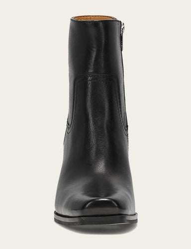 Shiloh Zip Bootie - Black - Front