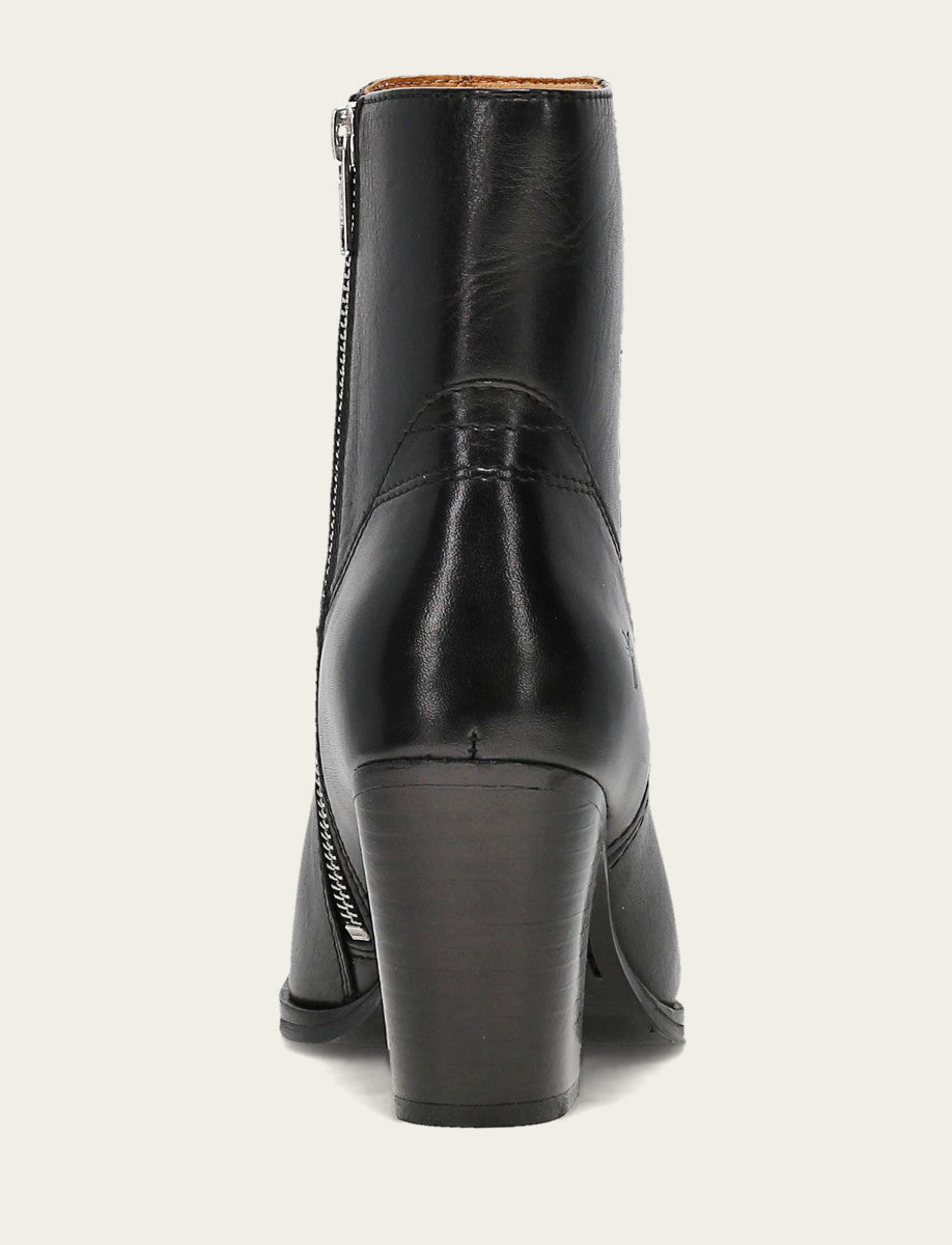 Shiloh Zip Bootie - Black - Back