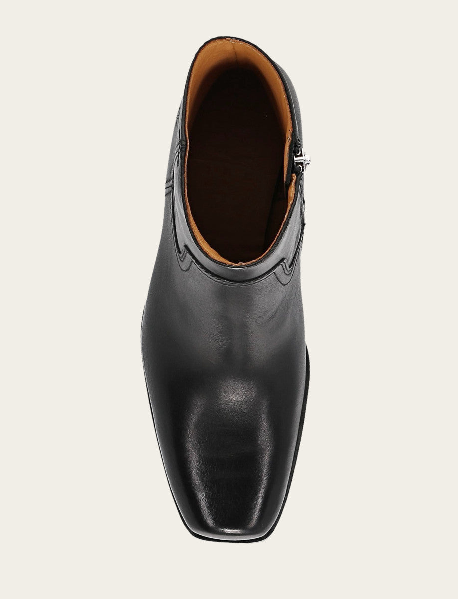 Shiloh Zip Bootie - Black - Top Down