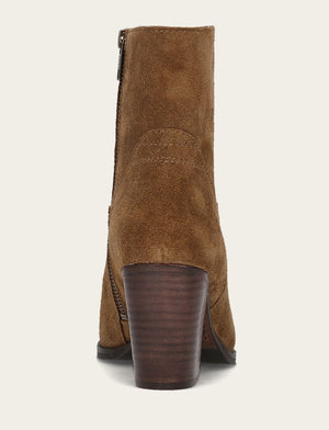 Shiloh Zip Bootie - Barley - Back