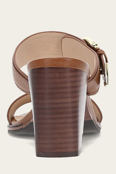 Stella Buckle Slide - Dark Latte - Back