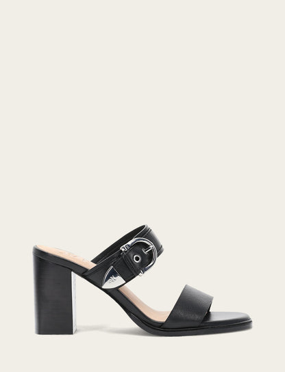 Stella Buckle Slide - Black - Outside