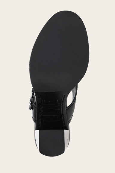 Stella Buckle Slide - Black - Sole