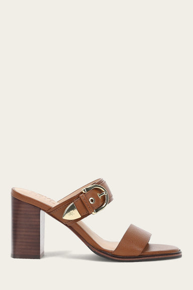 Stella Buckle Slide - Dark Latte - Outside