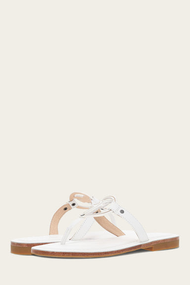 Taylor Logo Sandal - White - Pair