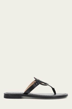 Taylor Logo Sandal - Black - Outside