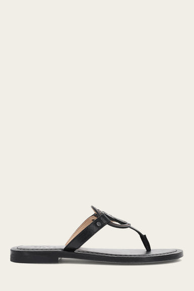 Taylor Logo Sandal - Black - Outside
