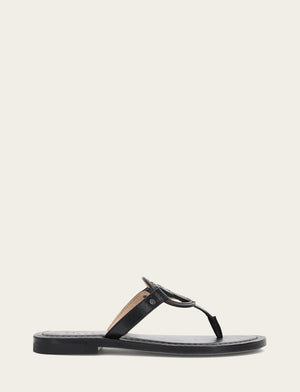 Taylor Logo Sandal - Black - Outside