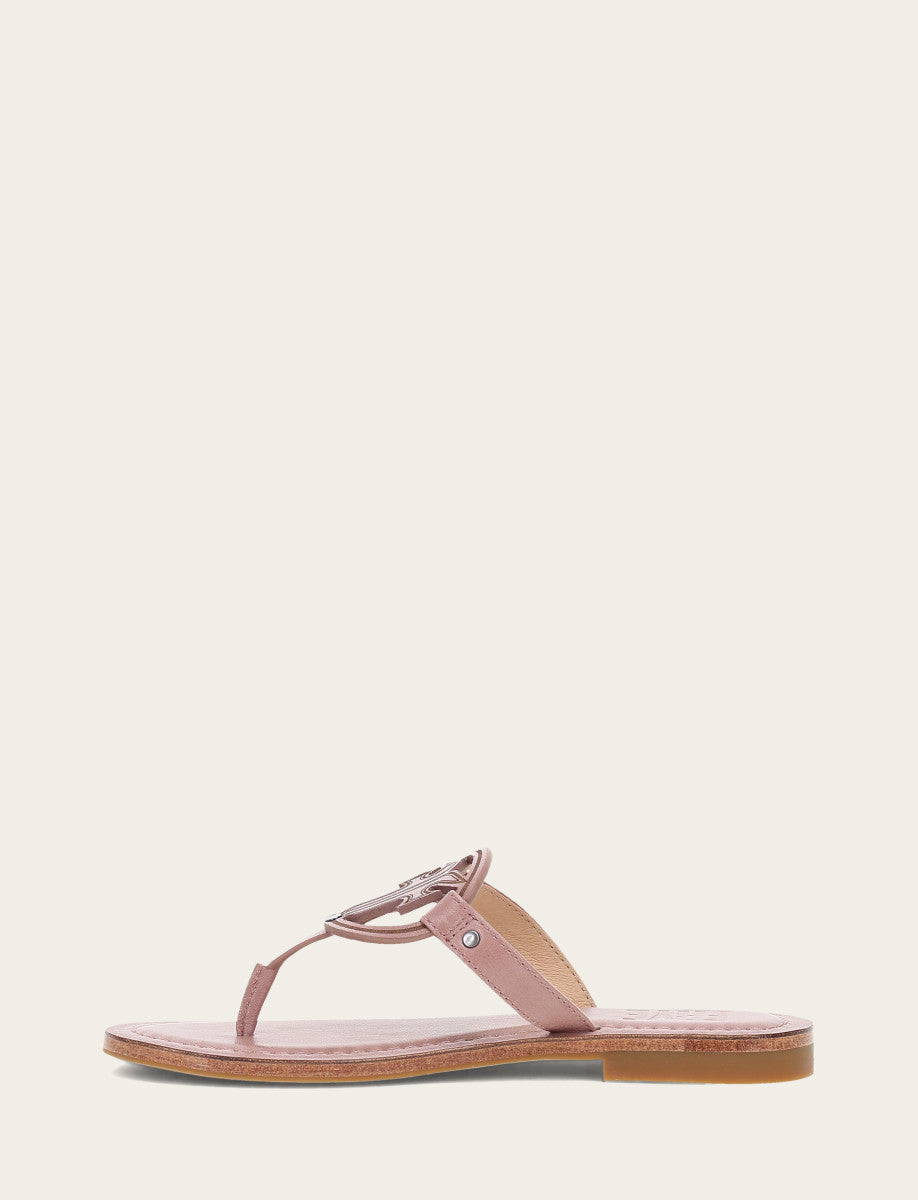 Taylor Logo Sandal - Woodrose - Inside