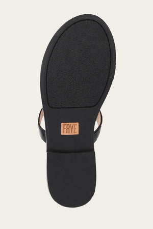 Taylor Logo Sandal - Black - Sole