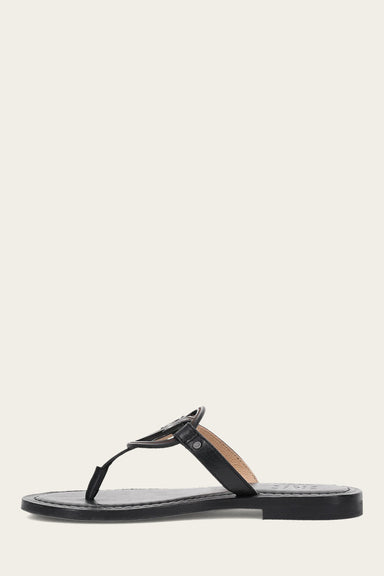 Taylor Logo Sandal - Black - Inside