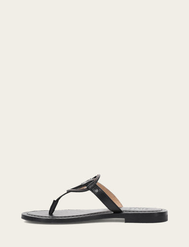 Taylor Logo Sandal - Black - Inside