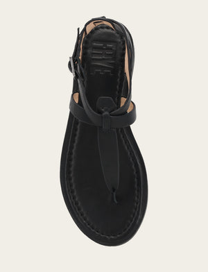 Taylor Sandal - Black - Top Down