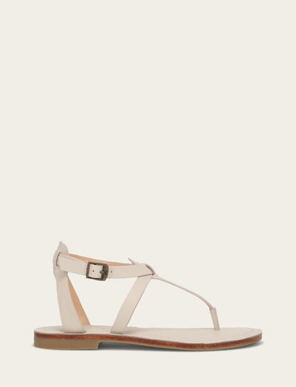 Taylor Sandal - Ivory - Outside