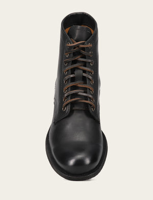 Tyler Flex Lace Up - Black - Top Down