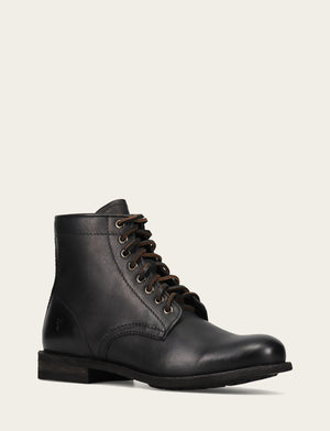 Men's Black Tyler Flex Lace Up Boots The Frye Company
