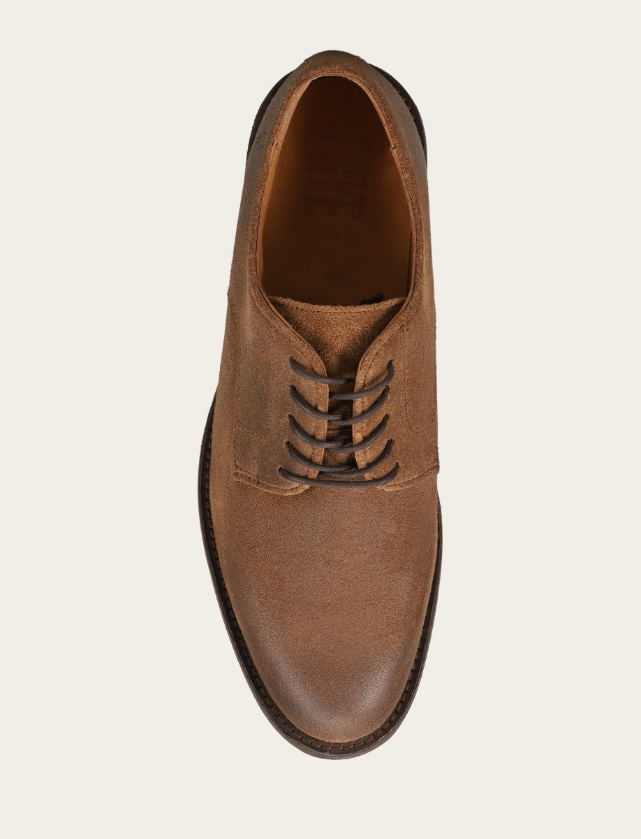 Tyler Flex Oxford - Bark - Top Down