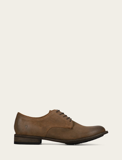 Tyler Flex Oxford - Bark - Outside