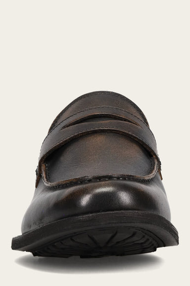 Tyler Flex Penny - Brown Brush-Off - Front