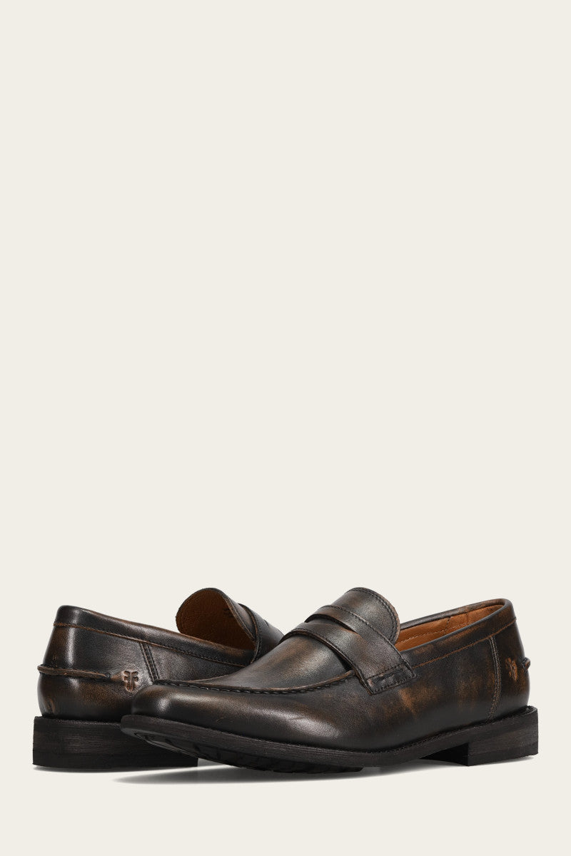Tyler Flex Penny - Brown Brush-Off - Pair