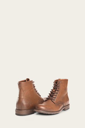 Tyler Lace Up - Cognac - Pair