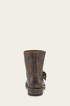 Veronica Bootie - Antiqued Black - Back