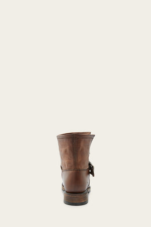 Frye veronica back zip boot black top