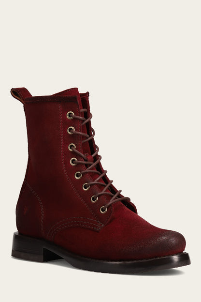 Frye veronica combat clearance lilac