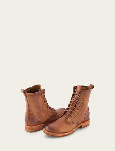 Veronica Combat - Caramel - Pair