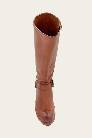 Veronica Harness Tall - Caramel - Top Down