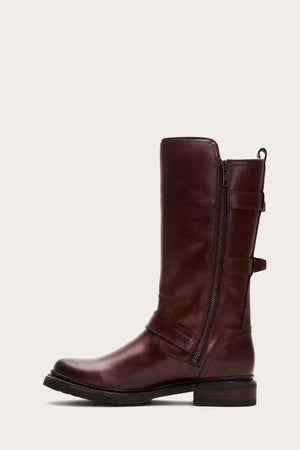 Veronica Shearling Mid - Redwood - Inside