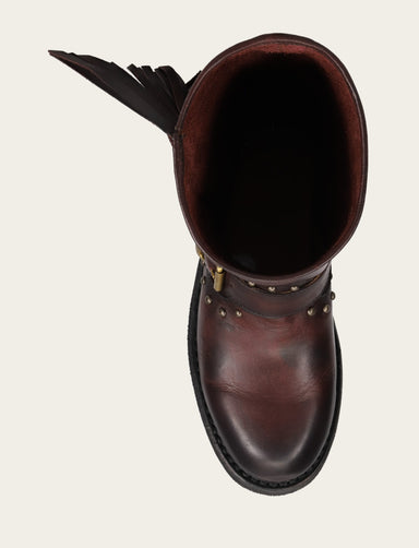 Viv Fringe Engineer - Cherry Lacquer - Top Down