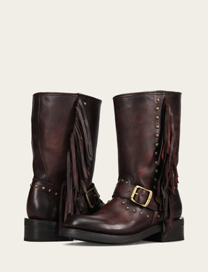 Viv Fringe Engineer - Cherry Lacquer - Pair