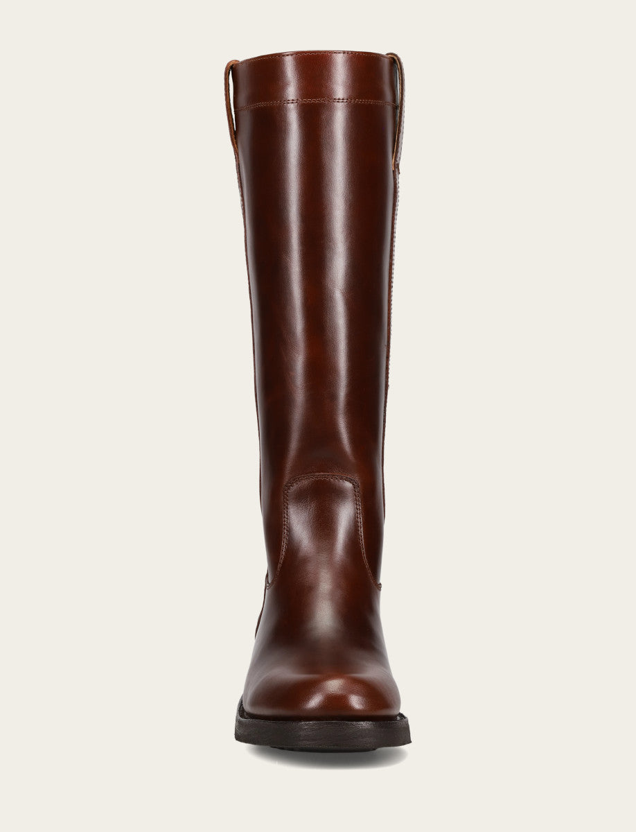 Viv Riding Boot - Redwood - Front