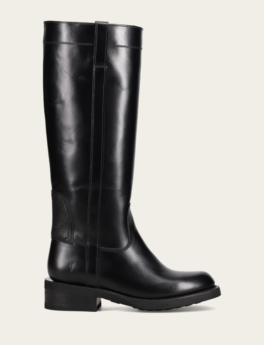 Viv Riding Boot - Black - Outside