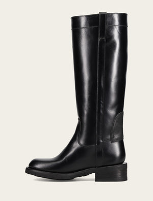 Viv Riding Boot - Black - Inside