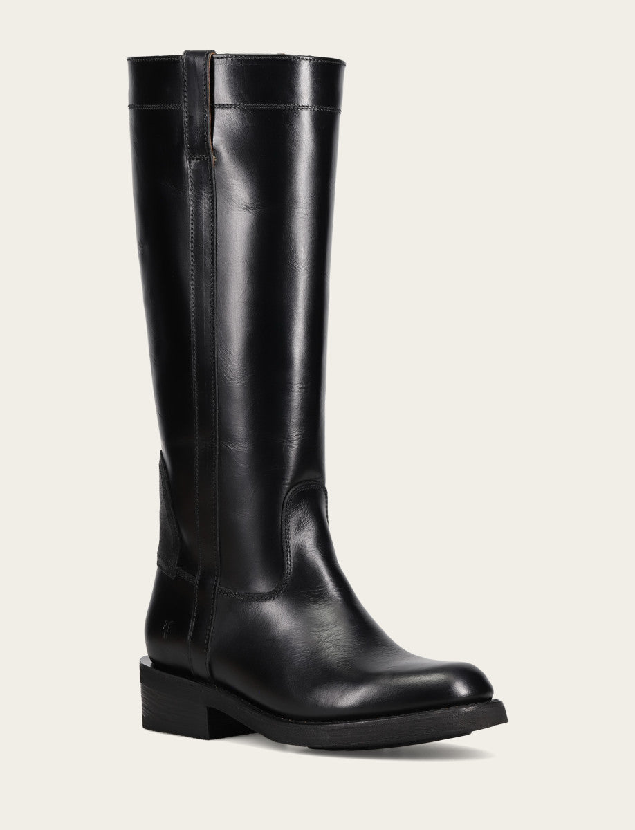 Viv Riding Boot - Black - Hero