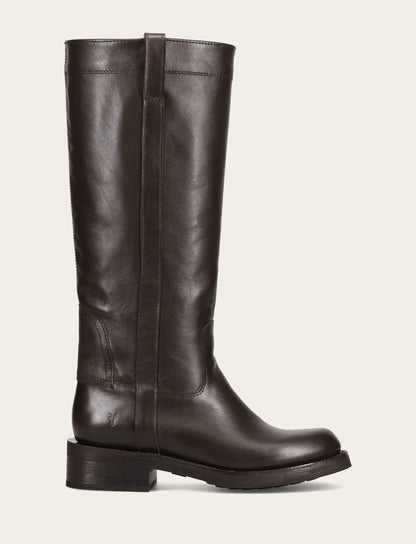 Viv Riding Boot - Dark Brown - Outside