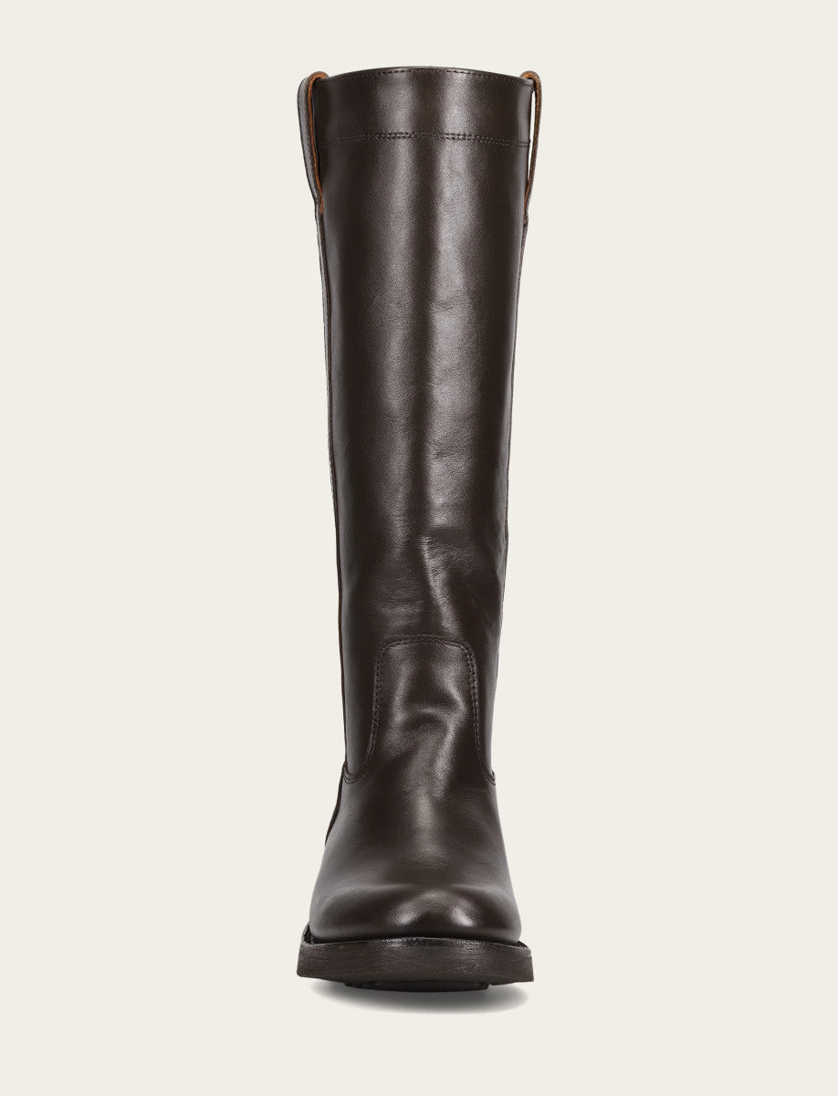 Viv Riding Boot - Dark Brown - Front