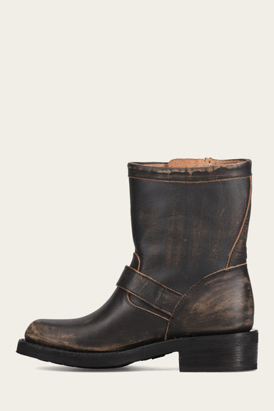Viv Short Engineer - Distressed Black - Inside