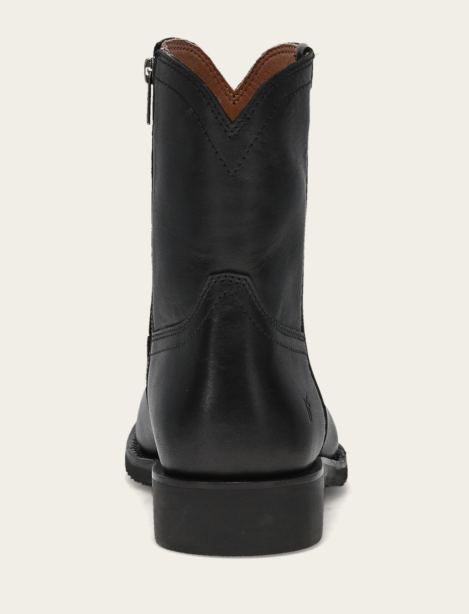 Wyatt Inside Zip - Black - Back